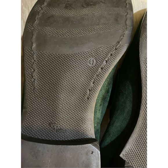 Montezemolo Green Suede Leather Loafers, Size EU 41 / Men's 8.5, MSRP $215 - Picture 2 of 9